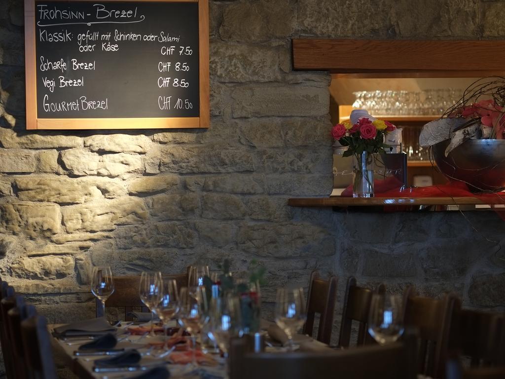 Hotel Brauerei Frohsinn アルボン エクステリア 写真
